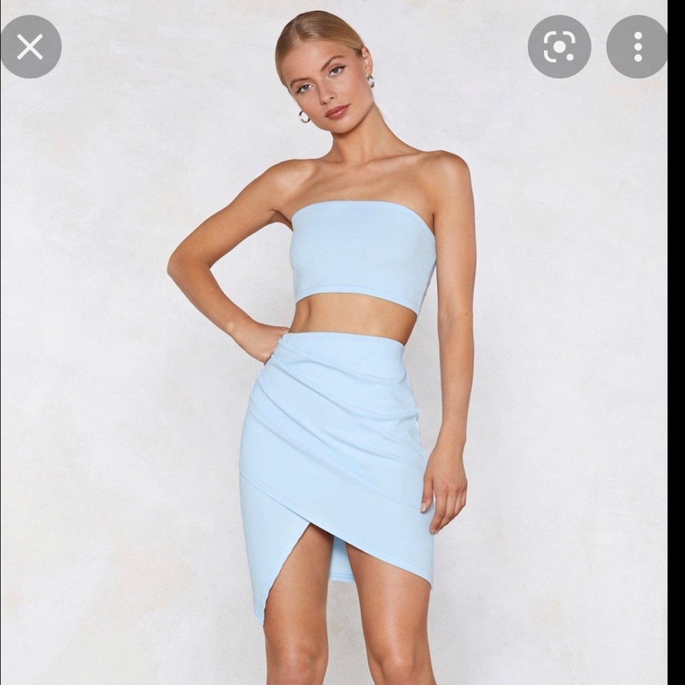 Nasty Gal light blue wrap star set